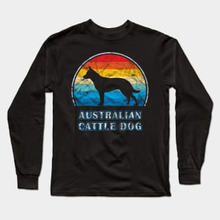 Australian Cattle Dog Vintage Design Long Sleeve T-Shirt